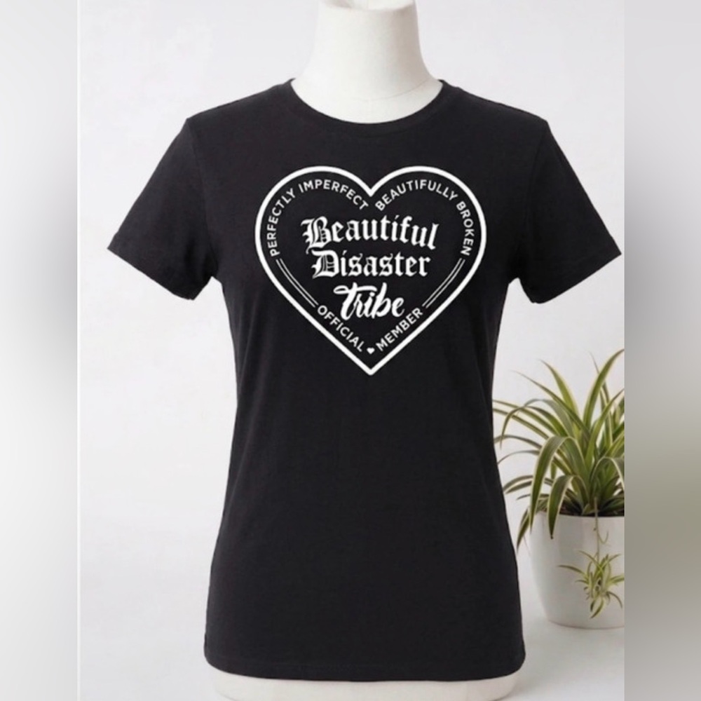 Beautiful Disaster Tribe Graphic Tee - Black lg